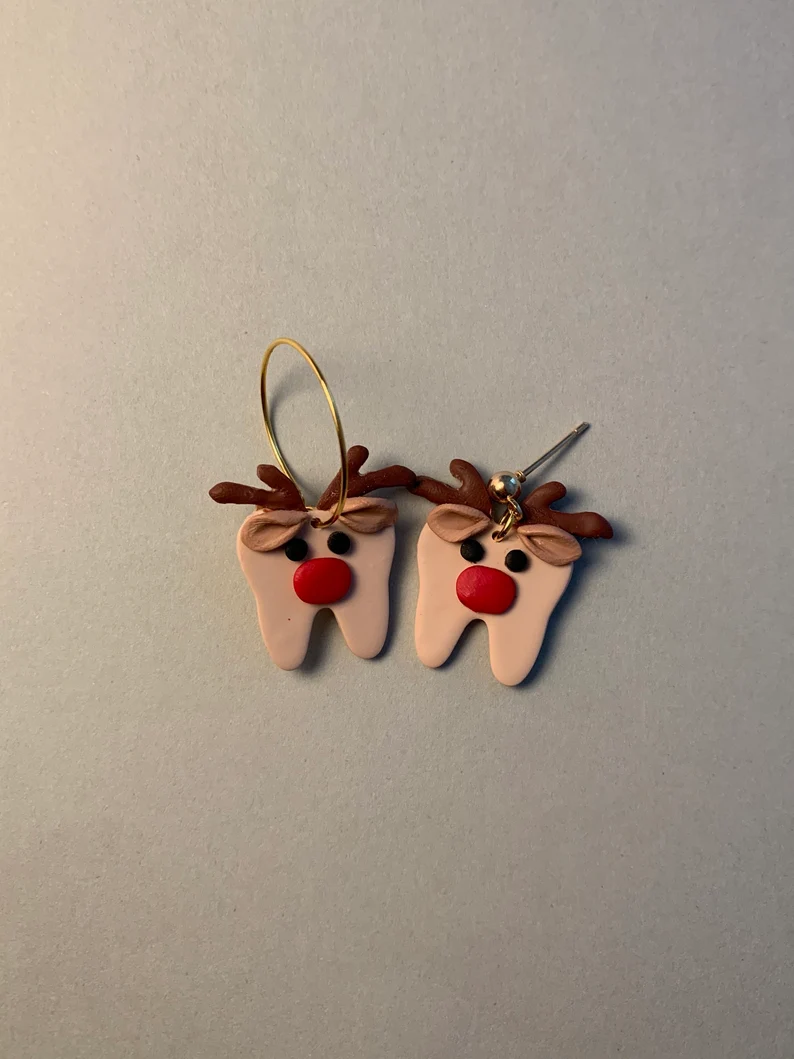 Medium Reindeer Earrings
